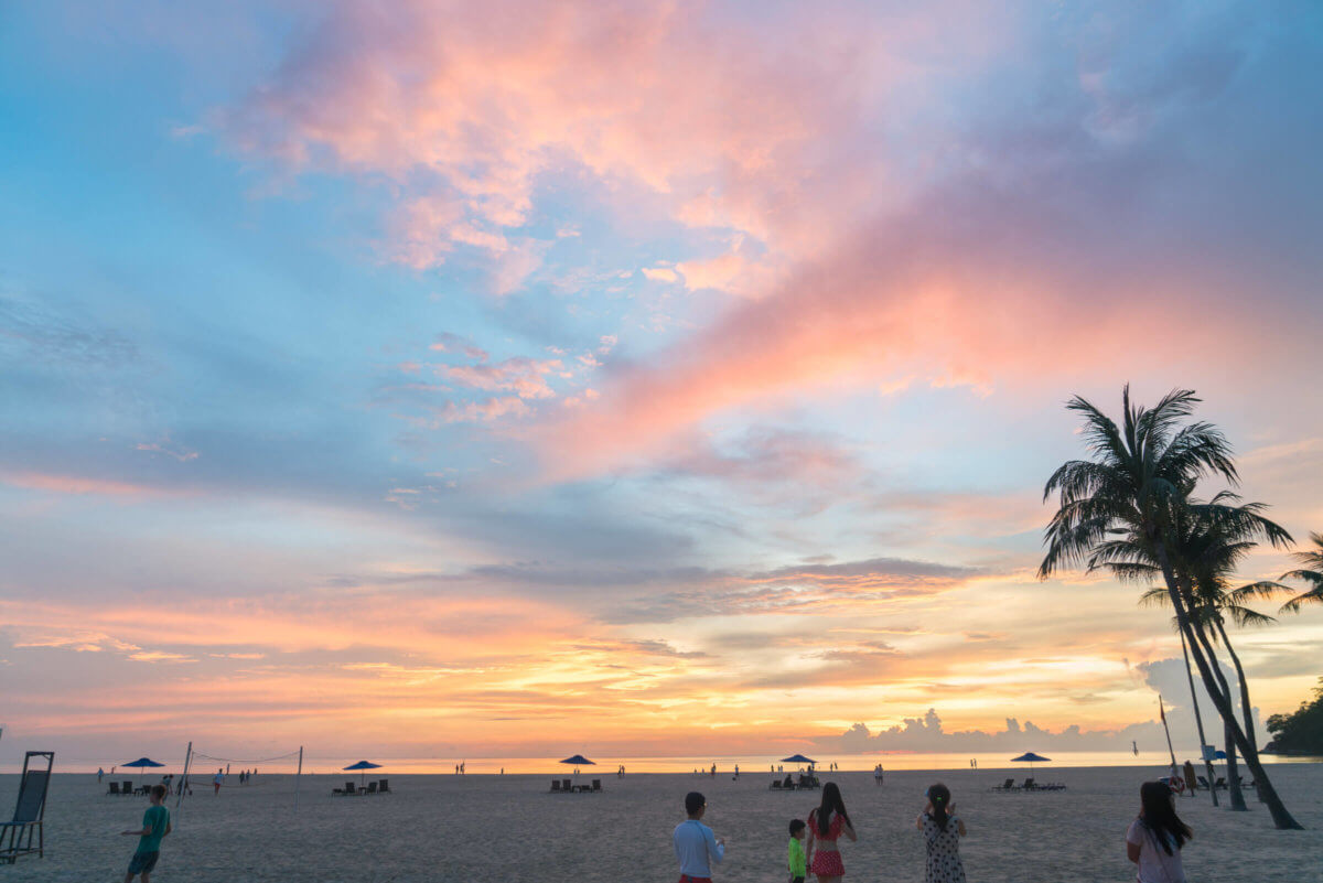 Sunsets in Sabah, East Malaysia, are some of the best in the world